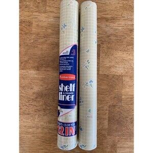 Vintage Rubbermaid Shelf Drawer Liner‎ Summer Place 12"x3.33 yd - 10 Sq 1989